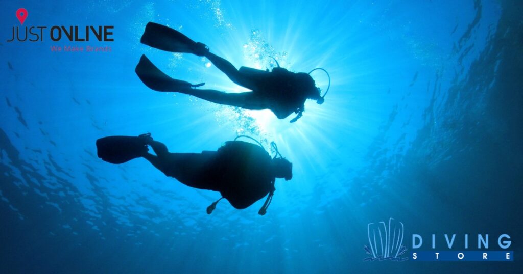 diving store just online ιστοσελίδας & E-shops projects